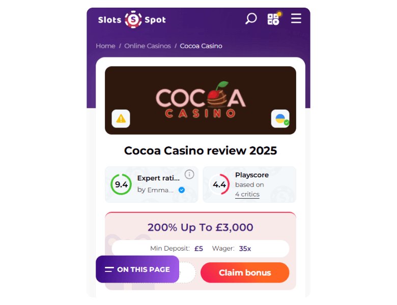 Discover the Sweetest Promotions at Cocoa Casino UK Today in United Kingdom Discover the Sweetest Promotions at Cocoa Casino UK Today in United Kingdom